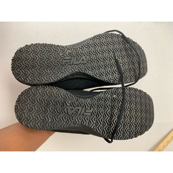 FILA Memory Foam Layers non slip  Black Comfort Sneakers - Picture 5 of 8